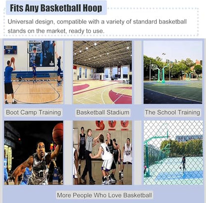 Professional Basketball Shot Returner - Metal Hanging Return Attachment for Hoops, Ideal Basketball Training Equipment for Kids & Adults, Boost Shooting Skills & Practice Efficiency.