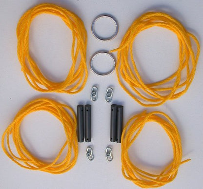 Home Court Portable Set Guy Line Rope Sets - color: Yellow, size: Pull-down Style Ropes