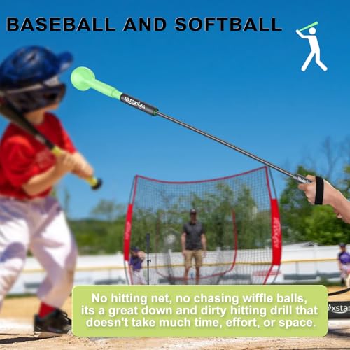 Baseball Hitting Trainer,Baseball Training Equipment, Baseball Batting Practice Equipment Baseball and Softball Hitting Stick - style: Baseball & Softball Swing Trainer