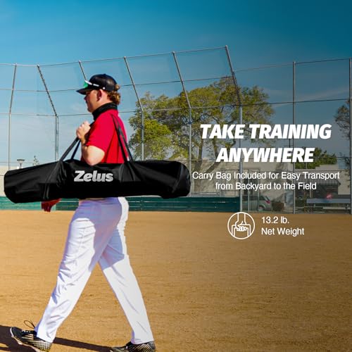 12x9ft / 16x10ft Barricade Backstop Net, Ball Sports Barrier, Practice Net for Baseball, Softball, Lacrosse, Soccer, Basketball and More - style: 12x9 ft - Black