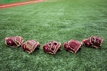 Rawlings | Sandlot Baseball Glove | Sizes 11.5"-12.75" | Multiple Styles - size: 12 inch | Basket Web