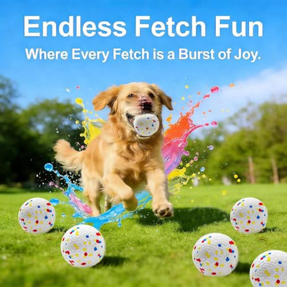 Dog Toy Balls, 2.3 Inch ETPU Material, Replacement Balls for Automatic Ball Launcher Machine, Perfect for Small & Medium Dogs, Perfect for 2.3 Inch Automatic Launcher - color: yellow