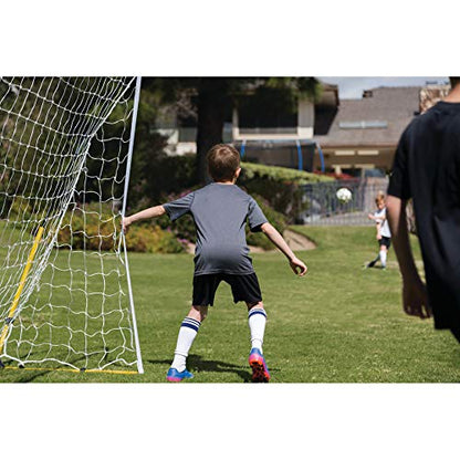 SKLZ Quickster Soccer Goal - Portable Goal for Backyard & Field - Durable Tension-Tite Frame & Heavy Gauge 2-Ply Net - Adjustable Click-Lock Poles, Metal Stakes - Carrying Case with Handle - style: 8 x 5 Feet