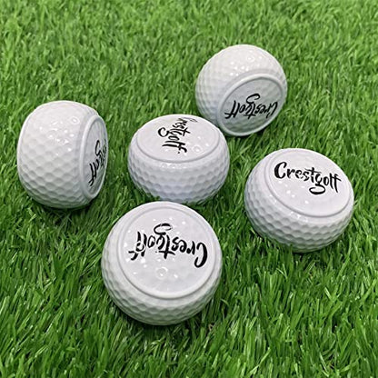 Youngy Flat Shaped Golf Ball Putting Training Aid Portable Golf Practice Ball Lightweight Golf Training Balls Accessories