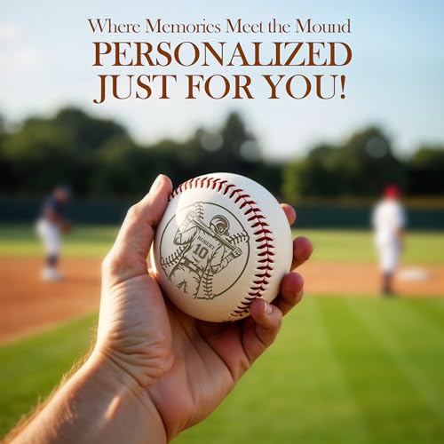 Personalized Baseball Ball with Custom Name, Engraved Ball, Personalized Baseball Gifts for Team, Coach, Player, Senior, Custom Award Trophy, Engraved Gift Thank You Coach - style: Custom Name