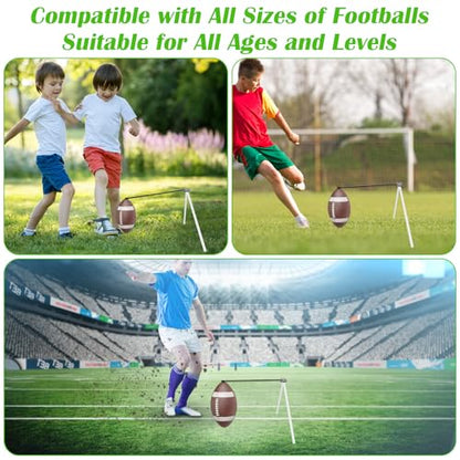 Football Kicking Tee, Portable Kicking Tee Holder for Football Stand Field Goal Holder Football Training Practice Equipment