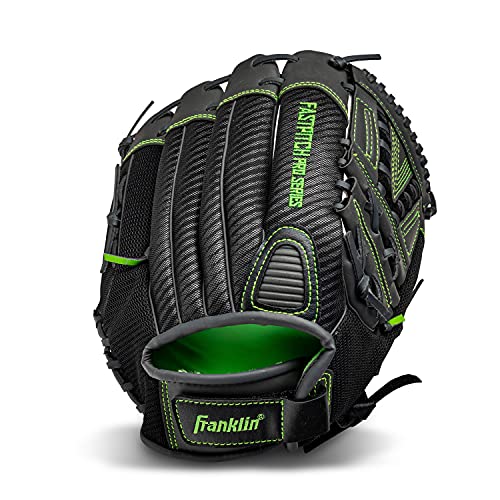 Franklin Sports Girls Softball Glove-Women's Windmill Fastpitch+Slowpitch Softball Glove-Right and Left Hand-Adult - color: Lime, size: 12.5"