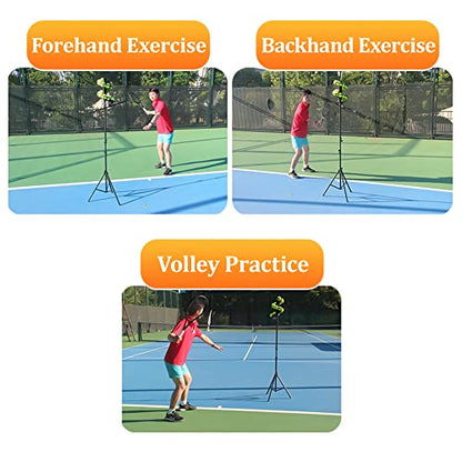 Tennis Ball Dropping Machine Tennis Ball Feeder Tennis Machine Lightweight Tennis Serving Machine 33 Balls
