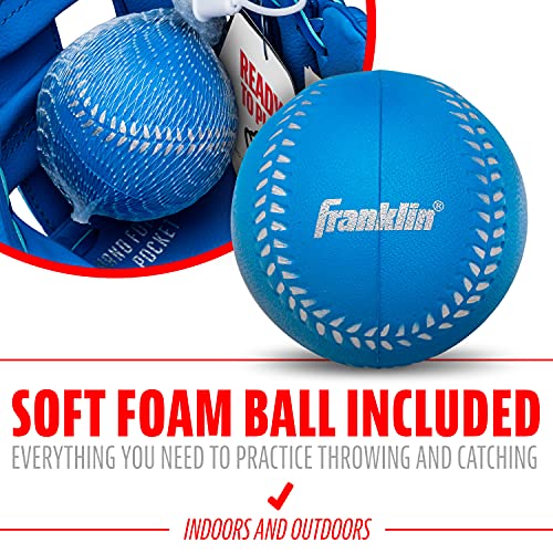 Franklin Sports Kids Baseball Gloves - RTP Youth Teeball Glove + Ball Set - Boys + Girls Teeball Mitt - Kids + Toddlers - 9.5"