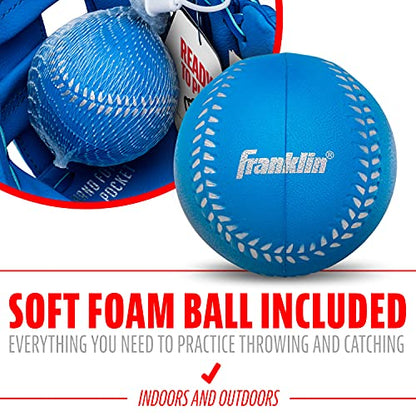 Franklin Sports Kids Baseball Gloves - RTP Youth Teeball Glove + Ball Set - Boys + Girls Teeball Mitt - Kids + Toddlers - 9.5"