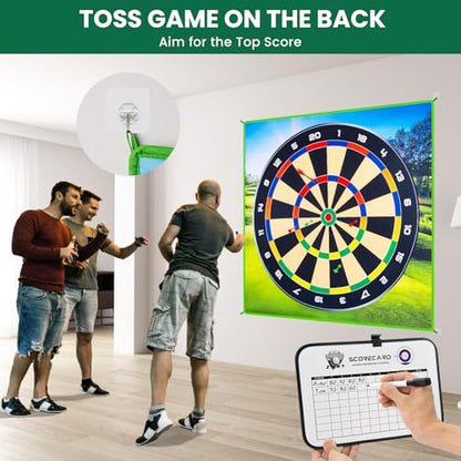 LYDARZ Battle Golf Game Set Chipping Game Practice Mat Games for Backyard Fun and Swing Training, Golf Hitting Mat Play for Golf Parties and Kids Family Activities Outdoor - size: Target Disk Pattern: 5A