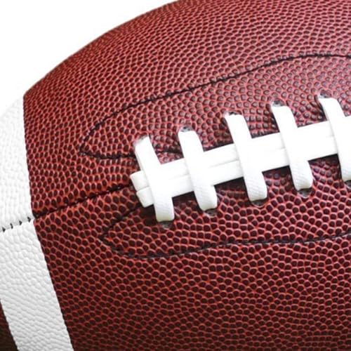 American Football, Soft Training Football, Rugby Ball with Inflator Pump for Games Training Leisure Games - size: 69.5cm to 71.5cm