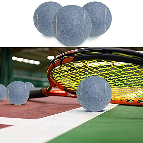 URBEST Tennis Ball 12 Packs Training Tennis Balls Practice Balls for Novice Player, Pet Dog Playing Balls with Mesh Carry Bag - color: Blue Violet