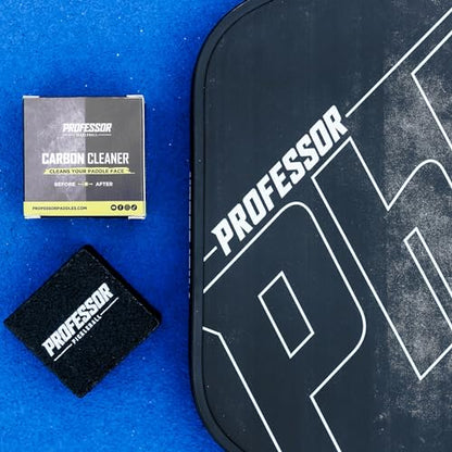 Professor Pickleball - Carbon Cleaner, Premium Pickleball Paddle Eraser for Raw Carbon Fiber Paddles, Effortless Residue Removal, Quick & Effective, Eliminates Ball Residue, Dirt, Scratches - color: 1-Pack