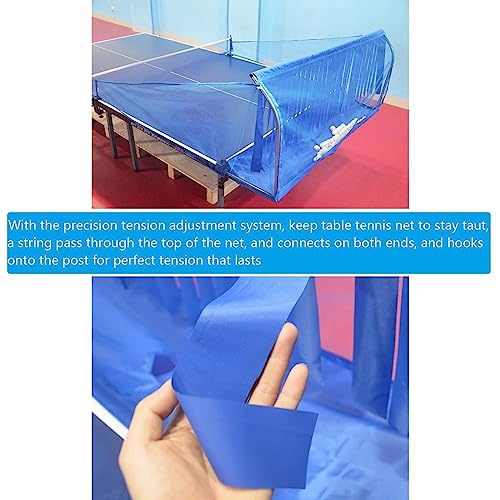 Ping Pong Ball Collector Net, Table Tennis Catch Net with Tassels Design, for Ping Pong Robot Serve or Multi-Ball Practice, Easy Set Up