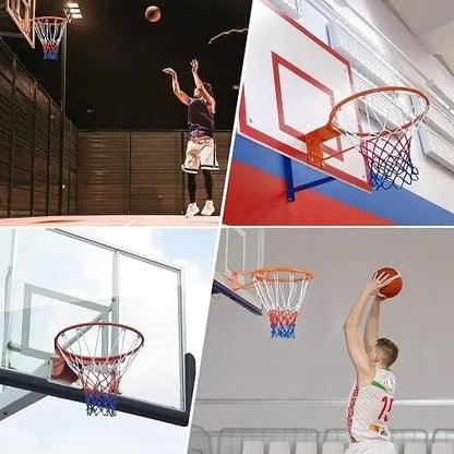 2 Pack Replacement Basketball Net Heavy Duty All Weather Hoop Rim Indoor Outdoor