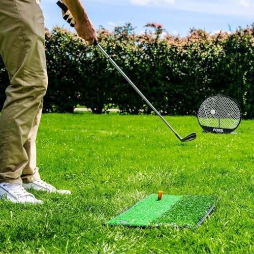 FORB Practice Golf Chipping Net | Pop-Up Golf Target for Chipping Accuracy - Durable Mesh Fiberglass Poles and Carry Bag - 24in Diameter