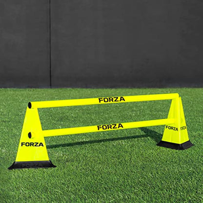 FORZA Cone & Hurdle Training Sets | Improve Your Speed & Agility Skills - Available in 3 Styles and 8 Colors - color: Yellow, style: Pro Tri Cone