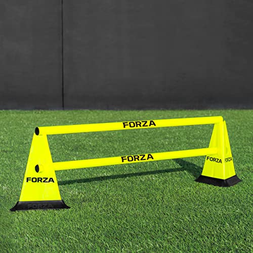 FORZA Cone & Hurdle Training Sets | Improve Your Speed & Agility Skills - Available in 3 Styles and 8 Colors - color: Yellow, style: Pro Tri Cone