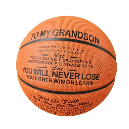 Engraved Indoor Outdoor Basketball Gift for Son, Grandson, Daughter- Personalized Basketball Gifts, Custom Christmas Birthday Graduation Present from Mom Dad,Orange Blue Pink. - color: Black, Blue, Yellow