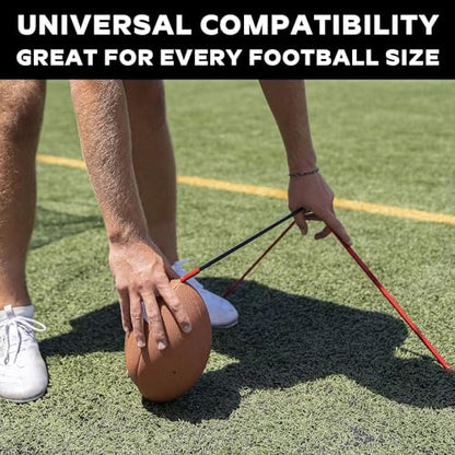 Unrivaled Perfect Field Goal Football Kicking Tee Stand, Red