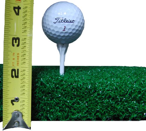 Premium 5'X5' Luxury Tee Golf Hitting Mat- Holds a Wooden tee