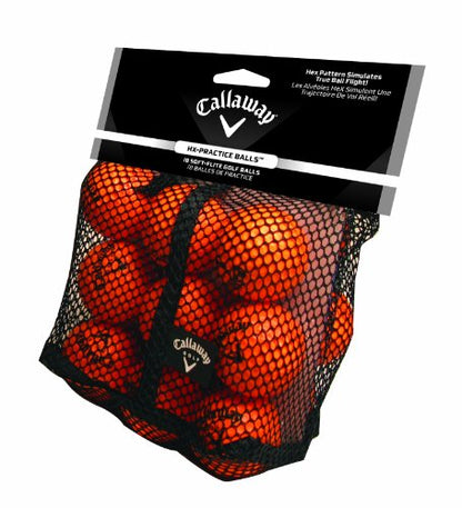 Callaway HX Soft Flight - Foam Practice Golf Balls - color: Orange, size: 18 Pack