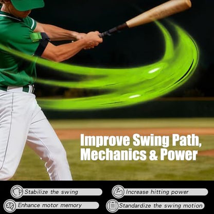 Swing Trainer Softball Training Batting Aid for Arm Band Bat Guide Practice Enhances Swing Mechanics Ages 9+ Baseball Batting Aid