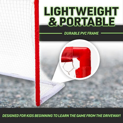 Franklin Sports SX Comp PVC Street Hockey Goal - 46" x 40"