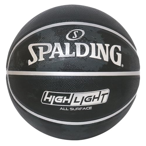 Spalding(スポルディング) バスケットボール ボール ベーシック 7号 ラバー - color: Highlight Silver
