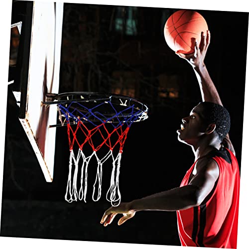 2-Piece Basketball Net Kit Hoop Replacement Nets Woven Nylon Netting Easy Install for Parks Campuses and Courts
