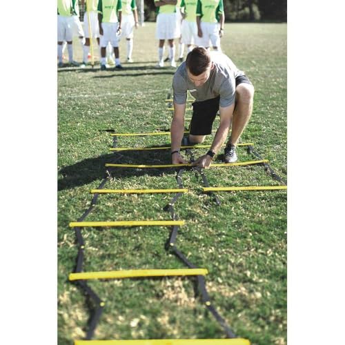 SKLZ Speed and Agility Ladder - Training Equipment for Athletes - Improve Coordination, Footwork, and Quickness - Ideal for Soccer, Football, and Fitness Workouts - style: Speed Agility Ladder, 10-Feet