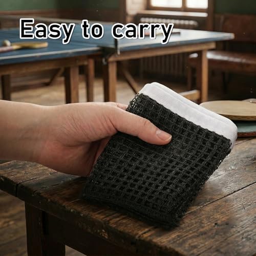 1PCS Table Tennis Net Replacement, Black PingPong Net Nylon Pingpong Net for Indoor Outdoor School Gym (70.8" x 5.9")