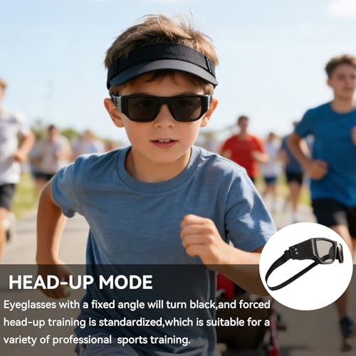 Netrix Reflex Glasses for Sports Training - Smart Vision & Reaction Speed Enhancer for Boxing, MMA, Baseball, Tennis - Adjustable Fit, Touch Control & Magnetic Charging