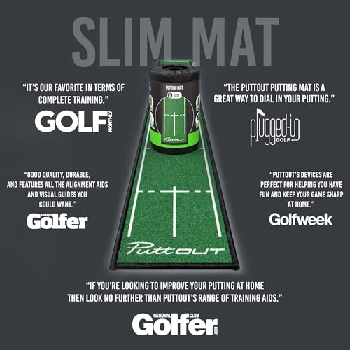 PuttOUT Putting Mat Family - Perfect Your Golf Putting