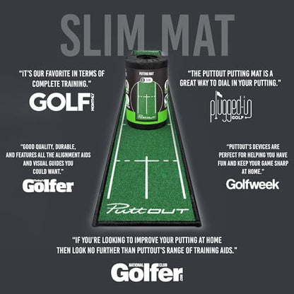 PuttOUT Putting Mat Family - Perfect Your Golf Putting