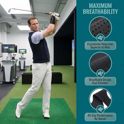 Golf Wrist Training Aid, Trainer Pro Hand Gesture Practice Brace Firm Fit Improve Stability Easy Correct Training Playing Swing Gesture Auxiliary Tool For Golf Beginner Pro Improve Swing Technique