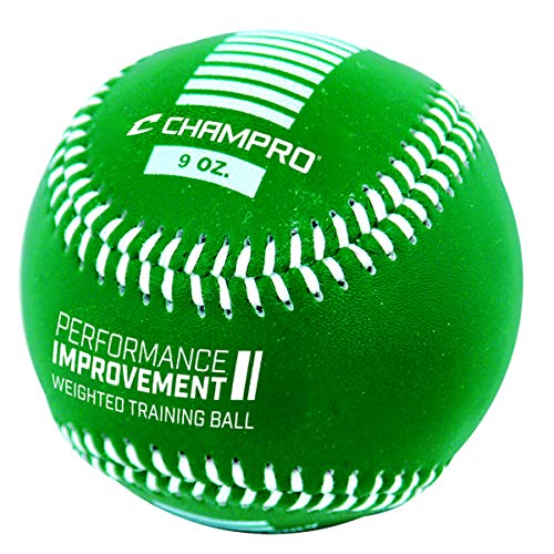 Champro Weighted Training Baseball Set - color: SCARLET RED, CARDINAL RED, FOREST GREEN, size: 7,8,9 oz.