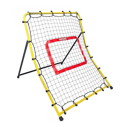 Zonlolo Baseball Pitchback Net, Rebounder Net, Pitching Return Trainer,Three Angles Without Adjusting, Perfect for Solo Playing Catch