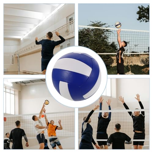 KOMBIUDA Volleyball Training Equipment Pu Volleyball for Boys and Girls Teenagers Adults Soft Ball