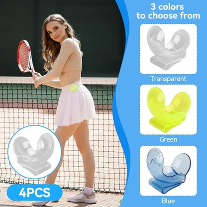 4 PCS Tennis Ball Holder, Tennis Ball Waist Clip Holder Waistband Clip Small Portable Sports Equipment for Practice and Matches