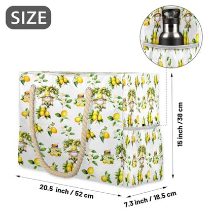 Beach Bag Waterproof Sand-proof Canvas Tote Lightweight Shoulder Bag Suitable for Family outdoor travel - color: D3