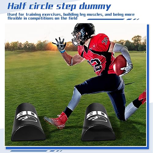 Leyndo 2/4 Pcs Athletic Agility Dummy Step Over Dummy with Heavy Duty Handles Training Dummy Football Equipment for Footwork Drills Sports Training
