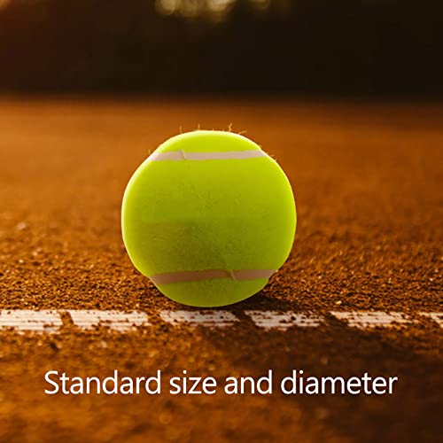 Qiilu Tennis Training Balls for Competition - 3 Pcs Tennis Ball Practice Set for Self Training