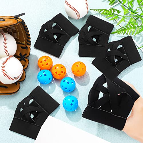 12 Packs Webglove Training Glove for Baseball & Softball Improve Hand-Eye Coordination & Placement Two-Finger Wrap Mitts for Catch Practice Balls Training Catchers Mitt Aids Equipment