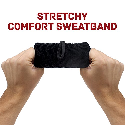 Absorbent Cotton Football Wristband Down Indicator - Universal Size!