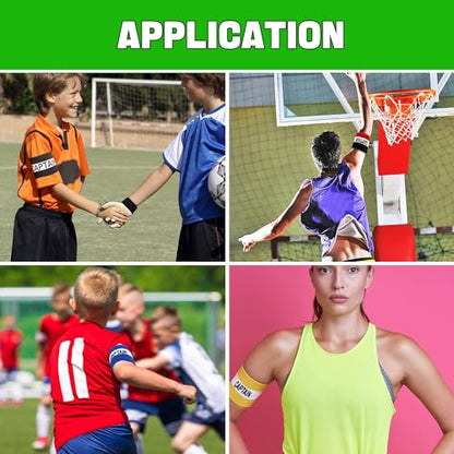 Adjustable Soccer Basketball Player Captain Arm Band