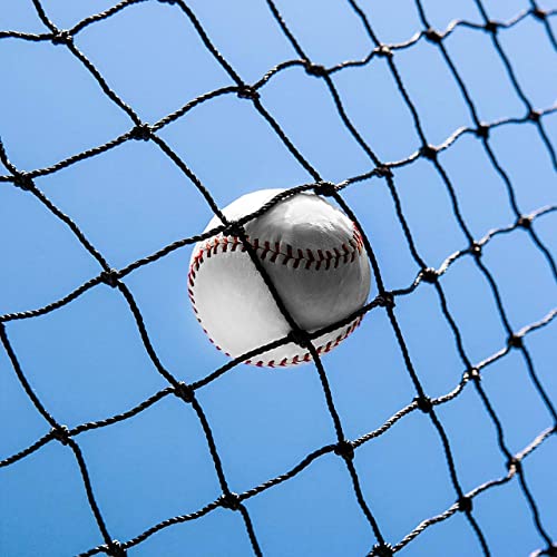 Premium Fully Edged Baseball Netting Panels | Heavy Duty #42 Grade & UV Stabilized - Overlocked Edging for Guaranteed Durability [Available in 21 Sizes] - size: 10ft x 12ft