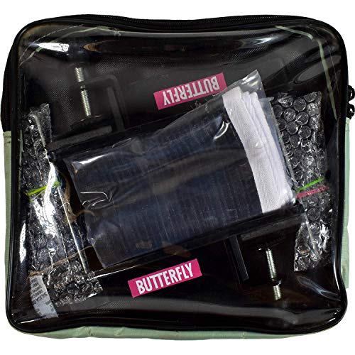 Butterfly Elite Net Set – Table Tennis Table Net Set – Replacement Net for the Compact/Easifold Outdoor Tables – Includes All the Necessary Parts to Replace an Old Net