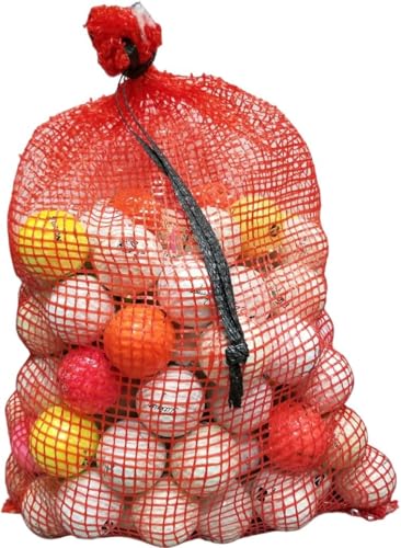 100 Shag/Practice/Hit Away/Range Used Golf Ball Mix in Mesh Bag - Golf Ball Planet